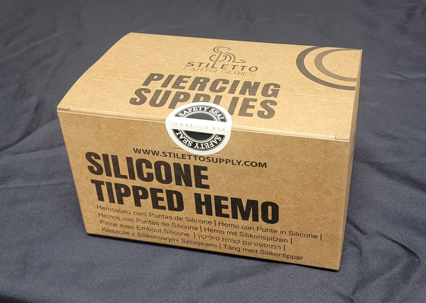 Hemostato com ponta de silicone (caixa c/ 35 un.)