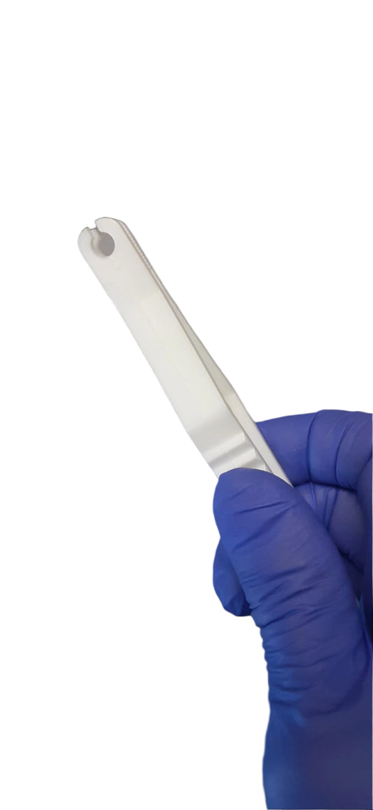 Piercing Clamps - Pinças para Piercing - Pré-esterilizadas e descartáveis (caixa c/ 100un.)