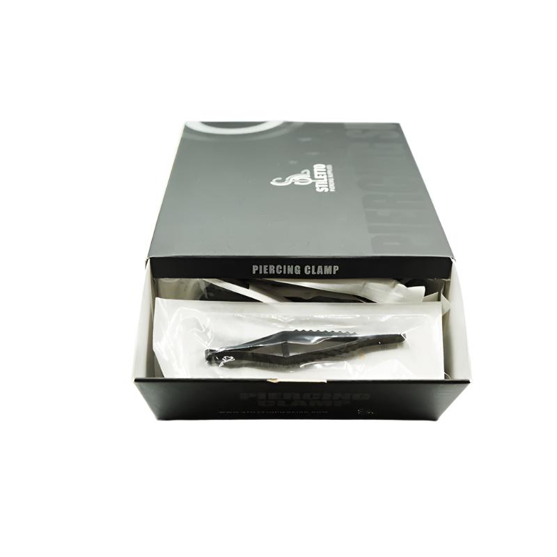 Piercing Clamps - Pinças para Piercing - Pré-esterilizadas e descartáveis (caixa c/ 100un.)